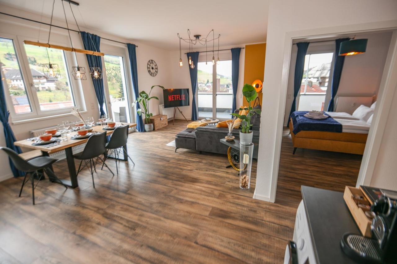 Penthouse I 106 Qm I 2 Balkone I Boxspring I Nespresso I Parkplatz Apartamento Oberharmersbach Exterior foto